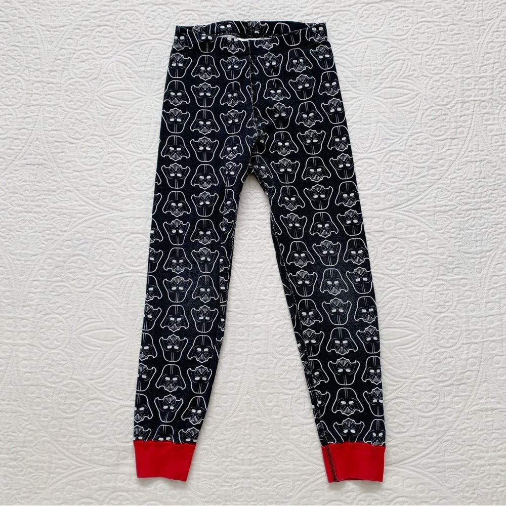Hanna Andersson Star Wars Darth Vader Organic Cotton PJ Bottoms, Sz 6-7